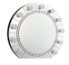 Farai - Wall Decor - Mirrored & Faux Crystal Diamonds - 29"