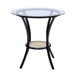 Colson - 3 Pieces Table & Chairs Set - Black
