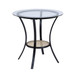 Colson - 3 Pieces Table & Chairs Set - Black