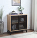 Gamaliel - Console Table - Oak & Espresso Finish