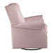 Tamaki - Swivel Chair With Glider - Pink Fabric