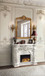 Adara - Fireplace - Antique White