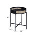 Colson - End Table - Black Finish - 24"