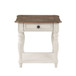 Florian - End Table - Oak & Antique White