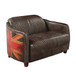 Brancaster - Loveseat - Antique Slate Top Grain Leather