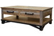 Loft Brown - Cocktail Table 4 Drawers - Two Tone Gray / Brown