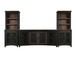 Pueblo - TV Stand / Console / Wall Unit - Black / Medium Brown