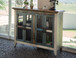 Antique - Console With 4 Glass Doors - Multicolor