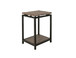 Blacksmith - Chairside Table - Truffle Brown / Oil Black