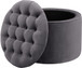 Queen - Velvet Storage Ottoman
