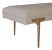 Brno - Waived Velvet Bench