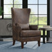 Kori - (724) Chair With Chrome Nails - Sierra Toffee