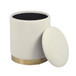 Zoe - Velvet Storage Ottoman