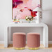 Zoe - Velvet Storage Ottoman