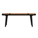 Emilia - Cane Bench - Black