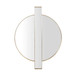 Carri - Round Wall Mirror - Gold