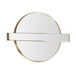 Carri - Round Wall Mirror - Gold