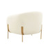 Kandra - Shearling Accent Chair - Cream