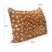 Amber - Genuine Goatskin Lumbar Pillow - Brown