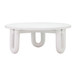 Tildy - Concrete Coffee Table - White