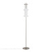 Rhonda - Floor Lamp - Brushed Nickel With White Shade