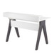 Wishbone - Desk - Gray And White Wood