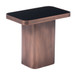 Marcos - Side Table - Black / Antique Bronze