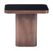 Marcos - Side Table - Black / Antique Bronze