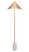 Bianca - Floor Lamp - Brass & White