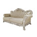 Dresden - Sofa With 4 Pillows - Synthetic Leather & Bone White