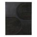 Passages - Carved Wood Wall Art - Black