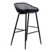 Piazza - Outdoor Barstool - Black - M2