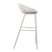 Piazza - Outdoor Barstool - White - M2