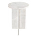 Grace - Marble Accent Table - White