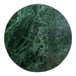 Grace - Accent Table Green Marble - Dark Green