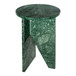 Grace - Accent Table Green Marble - Dark Green