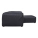 Form - Nook Modular Sectional Vantage Black Leather