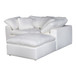 Terra - Livesmart Fabric Condo Nook Modular Sectional - Cream