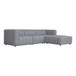 Lyric - Lounge Modular Sectional Grey - Dark Gray