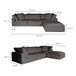 Clay - Lounge Modular Sectional Livesmart Fabric - Light Gray