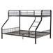 Caius - Twin Long/Queen Bunk Bed - Gunmetal