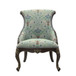 Ameena - Accent Chair - Fabric & Espresso