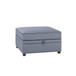 Bois II - Ottoman With Storage - Gray Velvet
