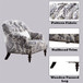 Saira - Chair With Pillow - Pattern Fabric