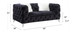 Phifina - Loveseat With 2 Pillows - Black Velvet