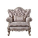 Jayceon - Chair With Pillow - Fabric & Champagne