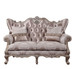 Jayceon - Loveseat With 2 Pillows - Fabric & Champagne