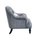 Gaura - Chair With Pillow - Dark Gray Velvet