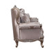 Jayceon - Sofa With 5 Pillows - Fabric & Champagne