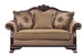Chateau De Ville - Loveseat With 3 Pillows Same Lv01589) - Fabric & Espresso